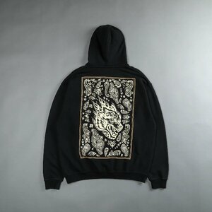 Darc Sport WOLVES CLUB WESTERN V2 PIERCE HOODIE BLACK L ダルクスポーツ ウルフクラブ ウエスタン フーディー パーカー ブラック 黒 狼