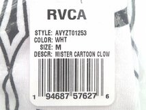 MISTER CARTOON X RVCA BALANCE CLOWNS TEE WHITE M ミスターカートゥーン ルーカ バランス クラウン ピエロ Tシャツ ホワイト コラボ 白_画像10