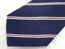 Kingsman Stripes Tie Replica キングスマン ストライプ ネクタイ シルク ハンドメイド レプリカ ネイビー ブラウン ピンク 映画 小道具_画像3