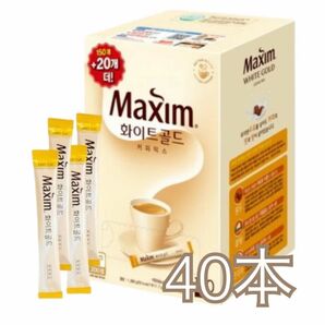 MAXIM ホワイトゴールドコーヒーミックス40本