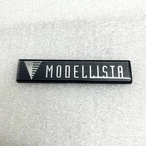 美品☆トヨタ純正オプション☆MODELLISTAモデリスタ☆フロントスポイラー用エンブレム☆プリウス.クラウン.ハリアー.アクア.他全車