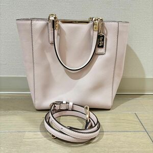 コーチ COACH 2way トートバッグ レザー ショルダーバッグ