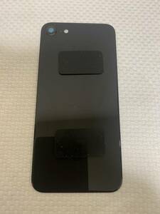 A52-iPhone8 バックパネル アイフォン背面ガラスパネル 交換用【カラー】・ブラック