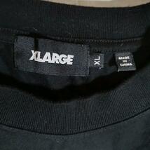 エクストララージ X-LARGE Tシャツ 半袖 黒 刺繍 ロゴ_画像5