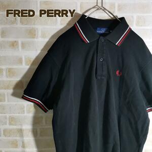 フレッドペリー FRED PERRY ポロシャツ 半袖 黒
