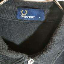 フレッドペリー FRED PERRY ポロシャツ 黒 ボタン_画像5