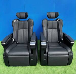 Alphard Vellfire30後期 Genuine2列目 セカンドSeatleftright 本革 キャプテン エグゼクティブラウンジAYH/AGHレールincluded！