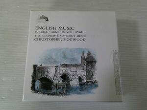 BS 1 jpy start *ENGLISH MUSIC PURCELL*ARNE*BOYCE*BYRD THE ACADEMY OF ANCIENT MUSIC CHRISTOPHER HOGWOOD used CD*