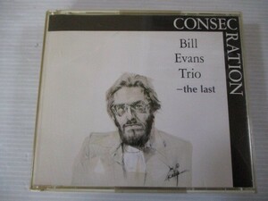 BT j4 送料無料◇CONSECRATION -the last BILL EVANS TRIO　◇中古CD　