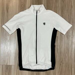  free shipping * regular kaperu mules abroad M men's short sleeves cycle jersey Lion de KAPELMUUR speed . waffle series 3 pocket good quality goods n136 white 