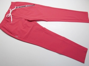 *(2623136401) high class!PEARLY GATES Jack ba knee \17600. Zip logo design stretch GOLF pants (4) pink new goods *