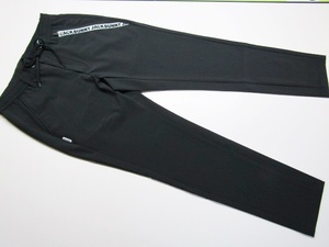 *(2623136401) high class!PEARLY GATES Jack ba knee \17600. Zip logo design stretch GOLF pants (4) black / new goods *