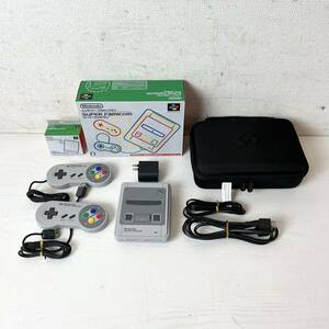 252＊中古品 NINTENDO クラシックミニスーパーファミコン CLV-301 リモコン付き 動作確認済み＊