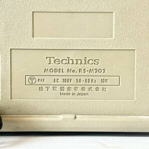 206＊中古品 Technics RS-M202 テクニクス カセットデッキ 通電確認済み＊の画像9