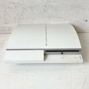 211＊中古品 PS3 本体 セラミック・ホワイト CECH-L00 80GB 本体のみ 動作未確認 現状品＊