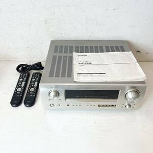 216＊中古品 Denon AVサラウンドアンプ プレミアムシルバー AVC-2308 通電確認済み＊