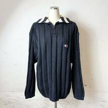 252＊中古品 TOMMY HILFIGER トミー ヒルフィガー ニット セーター XLサイズ 現状品＊_画像1