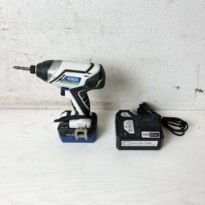 273* secondhand goods ELEVARIOere burr o rechargeable impact driver 14.4V LID-144 with charger . tool DIY Junk present condition goods *