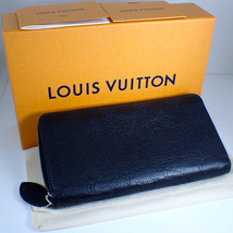 【中古】Louis Vuitton/ルイヴィトン マヒナ M61867 ジッピーウォレット ノワール TN0119 ラウンドジップ 長財布[b38-61］_画像10