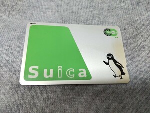 ●【送料込】中古Suica 無記名 日焼けあり キズあり 残高117円●