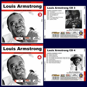 LOUIS ARMSTRONG CD3+CD4 大全集 MP3CD 2P⊿