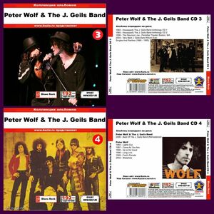 PETER WOLF & THE J GEILS BAND CD3+CD4 大全集 MP3CD 2P⊿