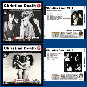 CHRISTIAN DEATH CD1+CD2 大全集 MP3CD 2P⊿