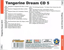 【MP3DVD】 TANGERINE DREAM CD5+CD6 大全集 MP3CD 2P⊿_画像2