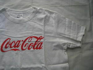 ☆　新品未使用　GU(ジーユー）　CocaCola（コカコーラ）半袖Tシャツ　白　Lサイズ　☆