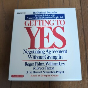 オーディオ Audio The National Bestseller Getting to Yes Roger Fisher, William Ury & Bruce Patton Second Edition 