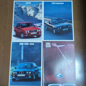 e30 BMW catalog 318i 320i 323i 323iA 325i 325iC 325iX 325iCabliolet