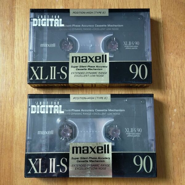 新品　maxell XL2-S90(D)　×2 カセットテープ