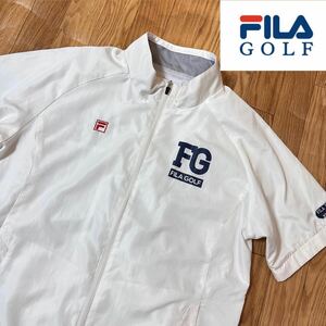 [3L] filler Golf FILA GOLF Zip выше короткий рукав нейлон жакет весна осень для 