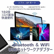 Bluetooth ＆ WiFi USBアダブター　