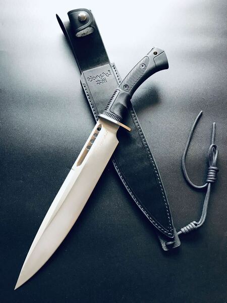送料無料。シースナイフ サバイバルナイフ ハンティングナイフ ハンティングナイフ 大型ナイフ 刃長約31.5CM