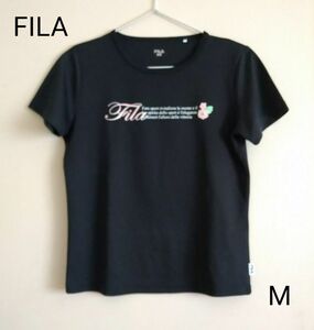 FILA/フィラ半袖Tシャツ Tシャツ ブラック 半袖 М　レディース