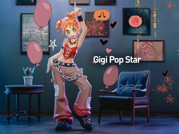 【未開封】popmart Peach Riot Rise Up シリーズ フィギュア Gigi pop star送料無料