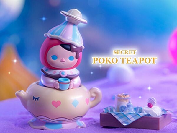 完売品popmart PUCKY アニマル ティー パーティー シリーズ　secret POKO TEAPOT 送料無料フィギュア