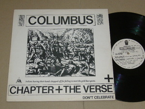 Chapter + The Verse/COLUMBUS/UKオリジナル盤/1993年盤/ COL 1492 / 試聴検査済み