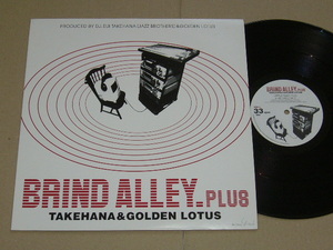 【美品！】TAKEHANA & GOLDEN LOTUS/BRIND ALLEY.PLUS/1998年盤/JAPAN盤/ PTS001 / 試聴検査済み