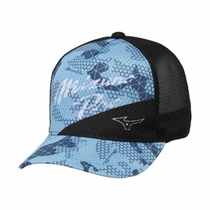 *MizunoPro Mizuno [ cooling cap accepting an order . limited goods ]12JWAX91 blue fish 56~60cm