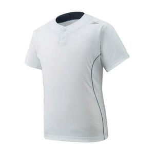 ★ Limited Mizuno) бейсбольная рубашка наполовину пуговица 12JC6L32 Белый L