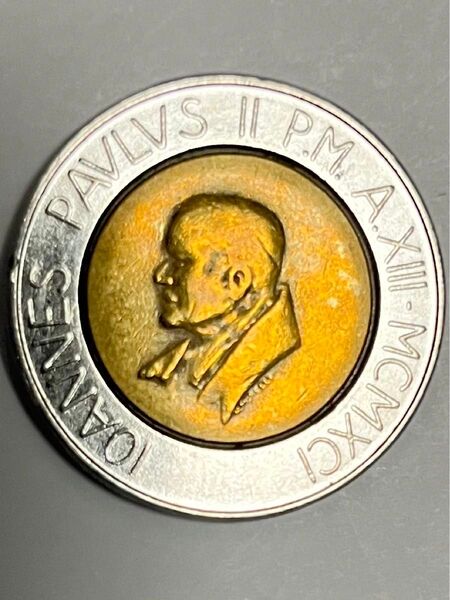 銀貨 1991年 CITTA del VATICANO L 500 10ANNES PAVLVS II P.M.A.MCMXCI