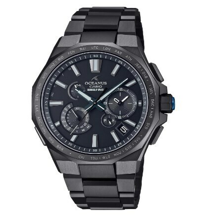 腕時計 CASIO OCEANUS OCW-T6000BR-1AJR 限定モデル ブラック BRIEFINGコラボレーション 【国内正規品】