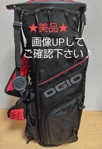 ★極美品★OGIO オジオ Woode Hybrid Bag 10型 キャディバッグ ブラック 