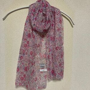  Inter mode Eugene g Liberty UV processing long handkerchie stole gauze material floral print unused 