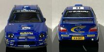 オートアート 1/64 スバルNEW AGE インプレッサWRC No.11 P.ソルベルグ/P.ミルズ 2002 ラリー オブ グレートブリテン 優勝_画像6