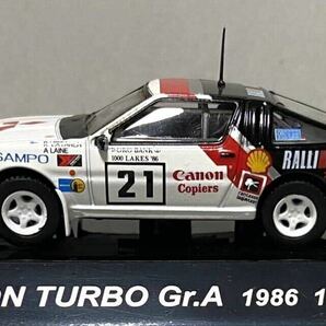 CM'S 1/64 ラリーカーコレクション SS.17 三菱スタリオンターボ Gr.A No.21 A.ライネ/R.ヴィルタネン 1986 WRC 1000湖ラリー の画像3