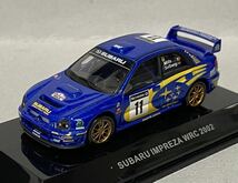 オートアート 1/64 スバルNEW AGE インプレッサWRC No.11 P.ソルベルグ/P.ミルズ 2002 ラリー オブ グレートブリテン 優勝_画像3