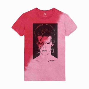 David Bowie Tシャツ デヴィッド・ボウイ Aladdin Sane Dip-Dye M